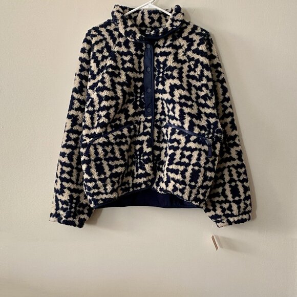✨HP✨Free People Movement Hit The Slopes Printed Fleece Jacket NWT - Picture 5 of 9